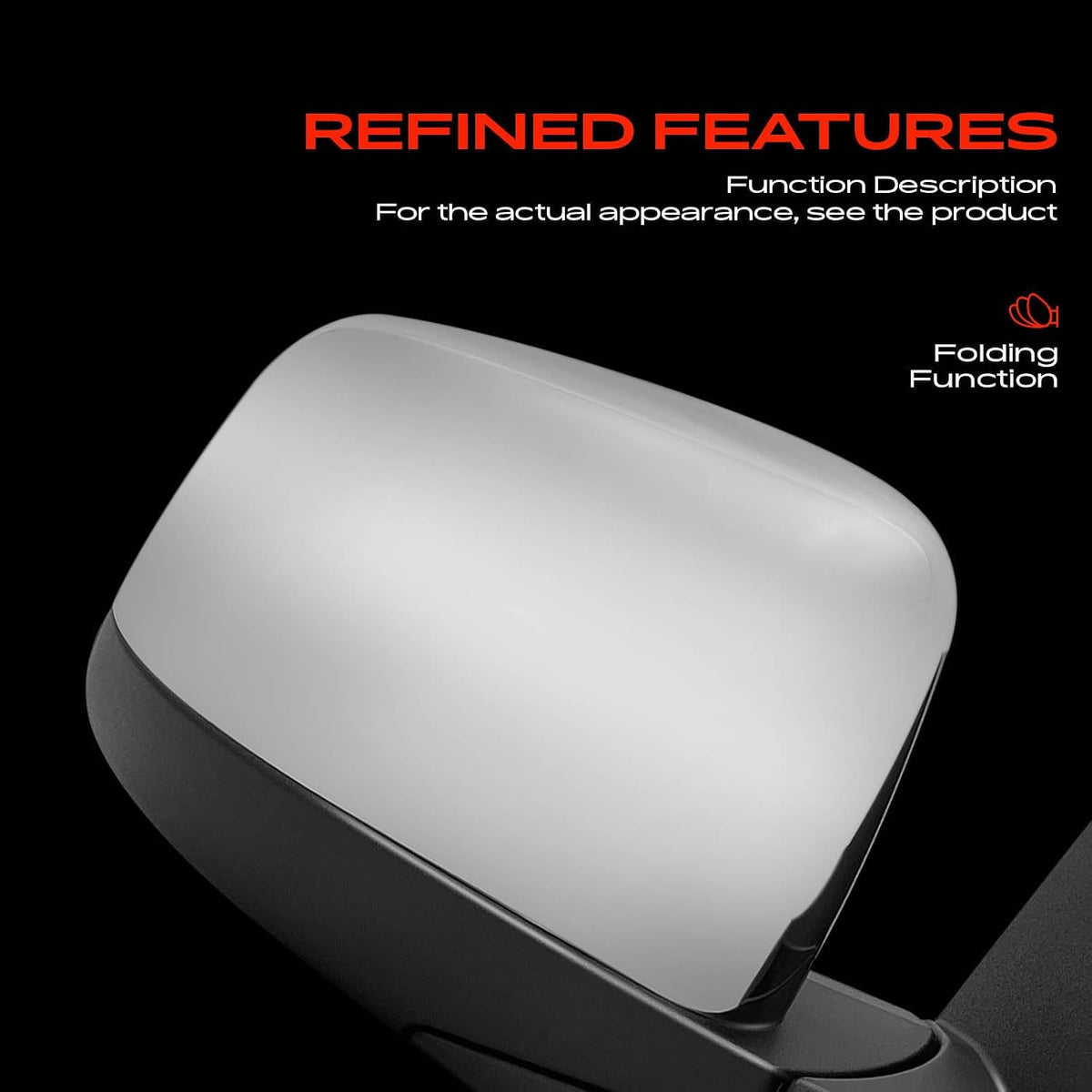 A-Premium Passenger Side Power Door Mirror Compatible with Dodge