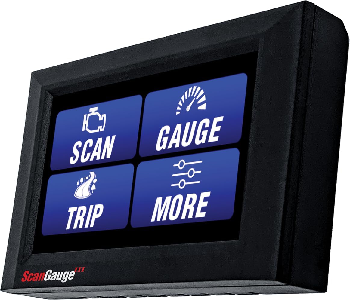ScanGauge 3 Touch Screen OBD2 Scanner, Digital Gauges & Trip Computer SG3