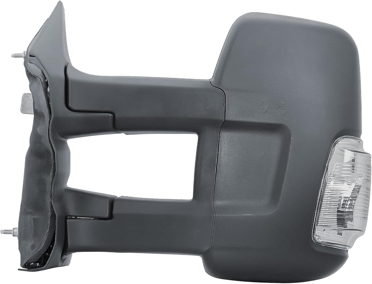 Driver Left Side Mirror Long Arm Power Mirror and Heated With BLIS (Blind Spot Sensor) and Indicator Fit Ford Transit 150 250 350 from 2015-Onward