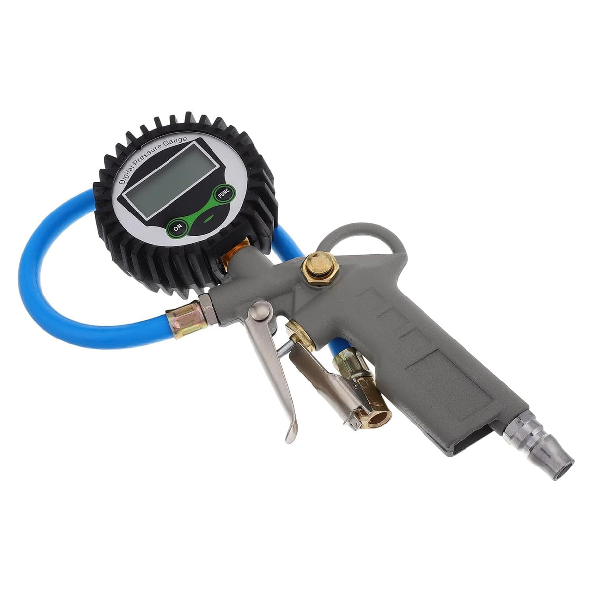 Heavy Duty Electronic Tire Pressure Gauge with Digital Display and Large Handle for Car and Motorcycle Tires Accurate Air Pressure Meter Tool