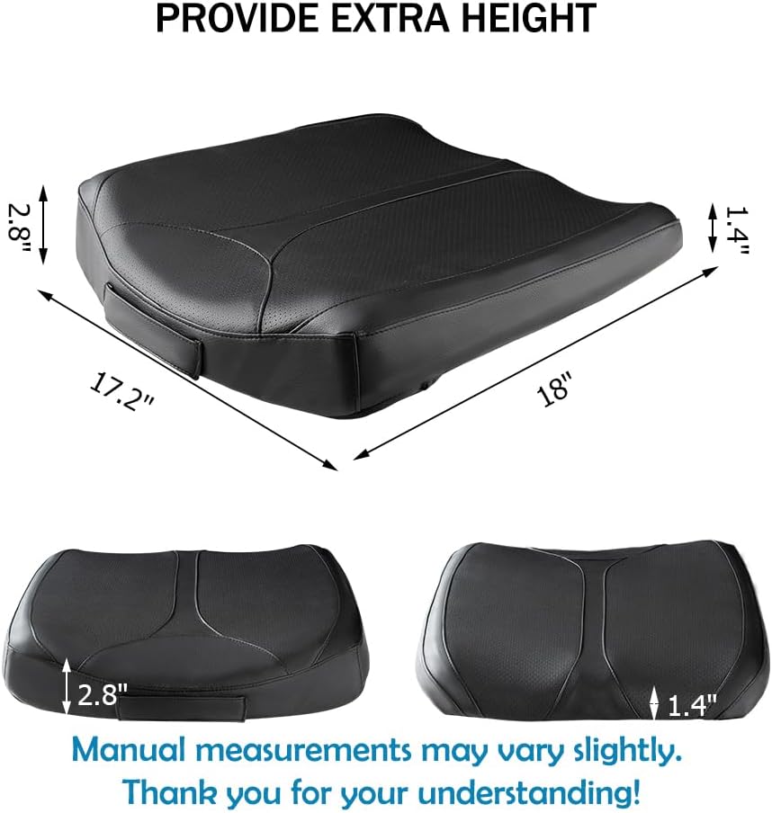 Car Memory Foam Heightening Seat Cushion for Short People Driving.