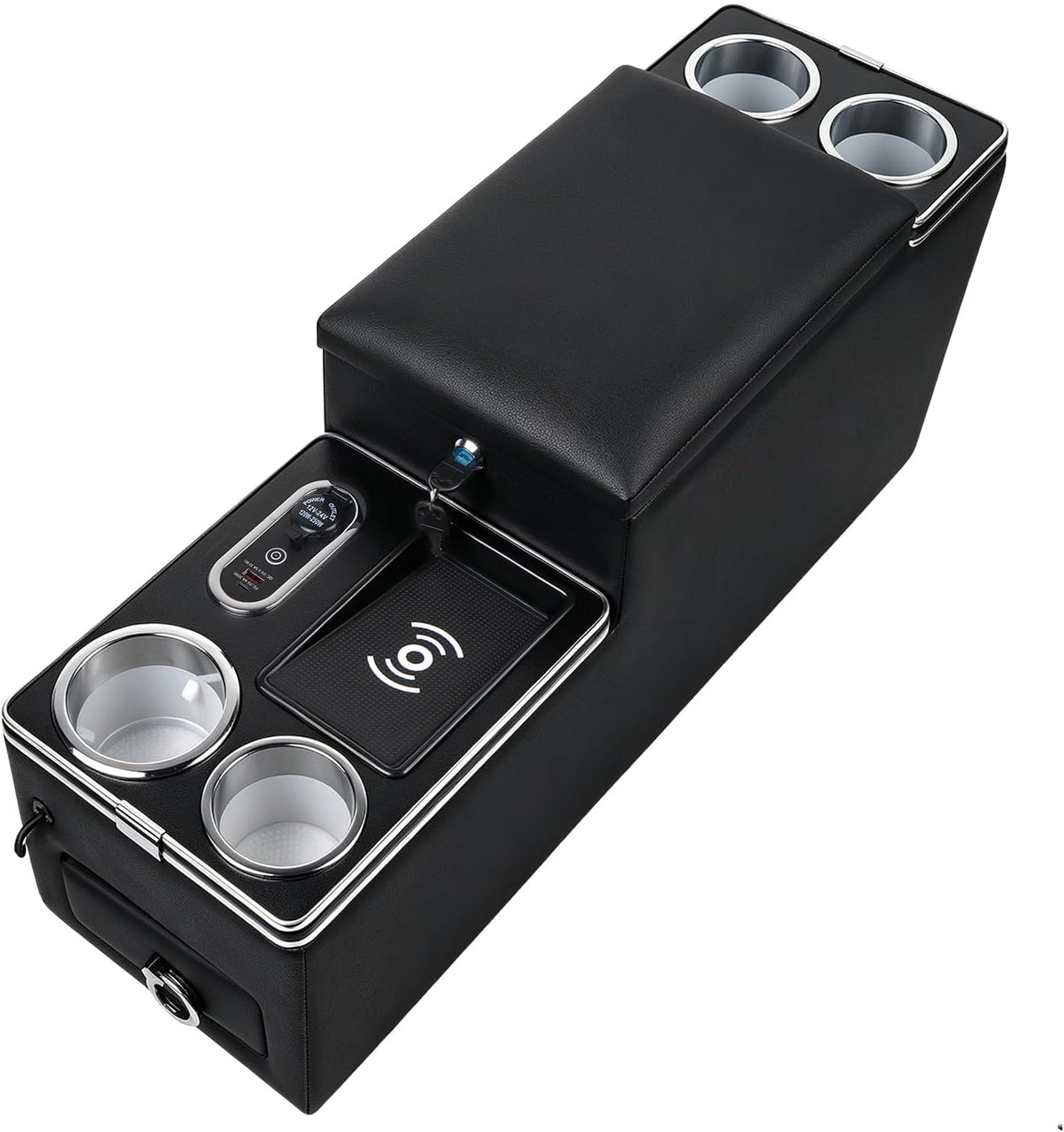 Universal Center Console Organizer Compatible with Jeep CJ-5 1976-1983, CJ-7 1976-1986, Wrangler YJ 1987-1995