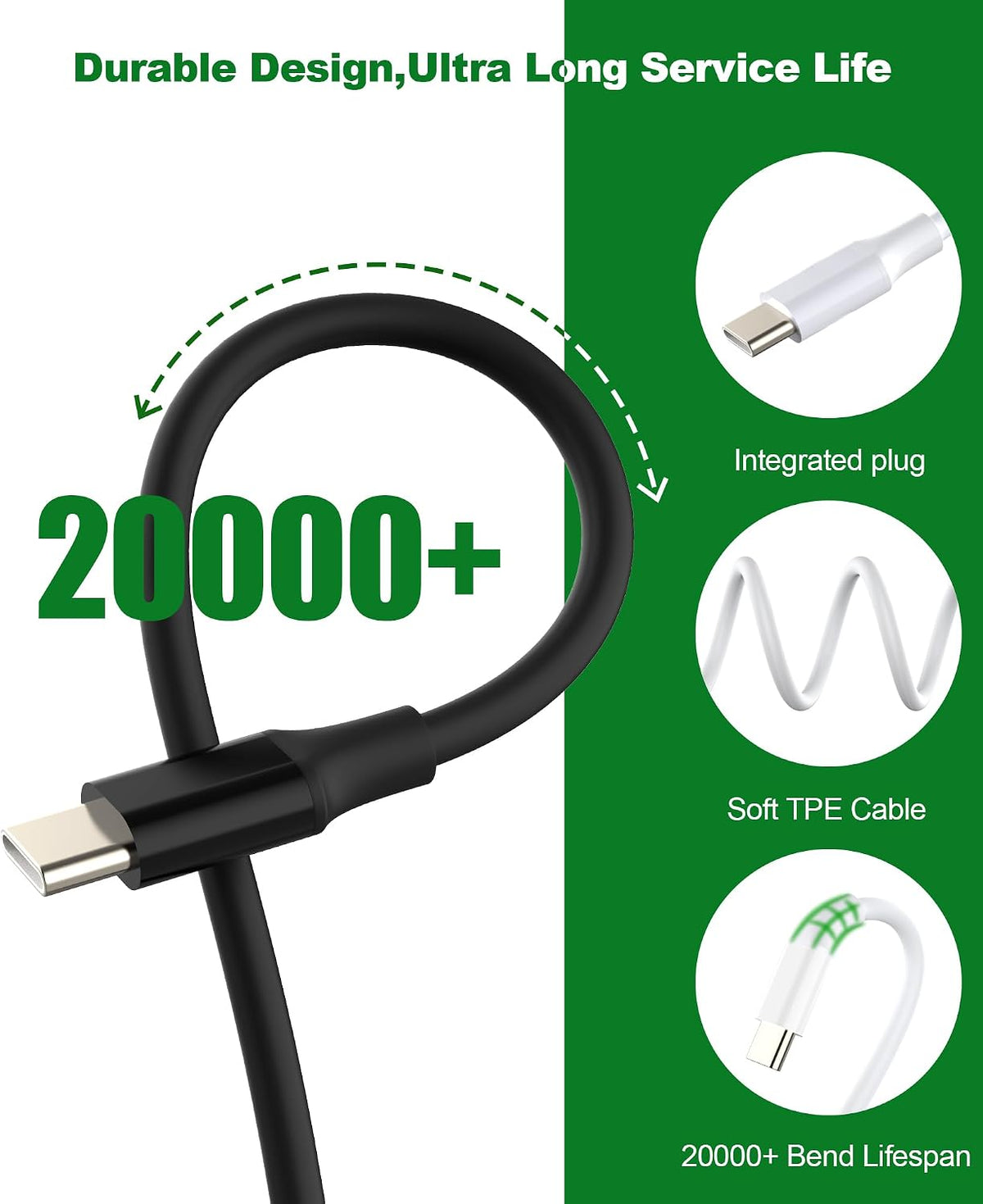 USB-A to C Bypass Bluetooth Headset CarPlay Cable for Motorcycle