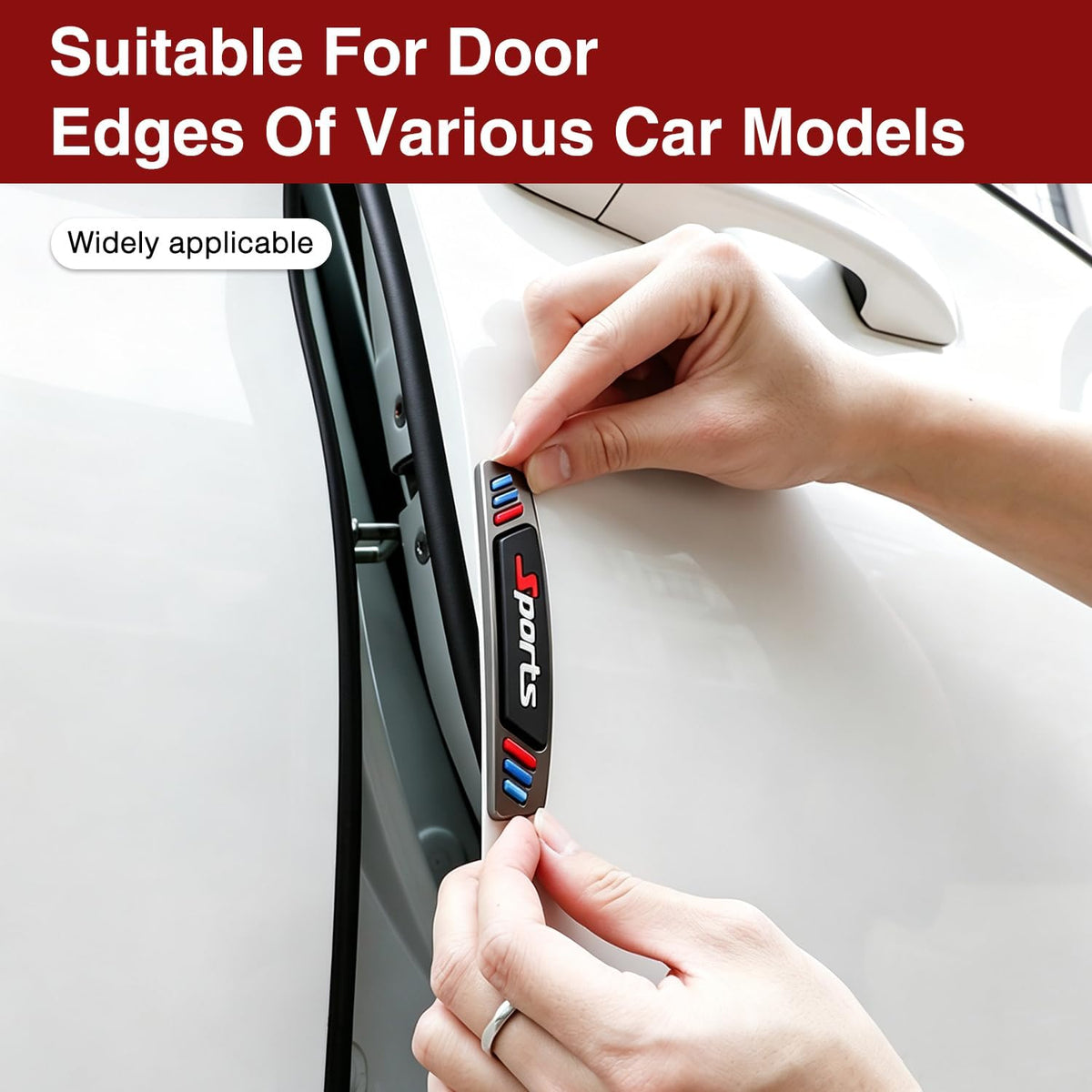 4Pcs Dent Prevent Car Door Protector, Car Door Edge Guards