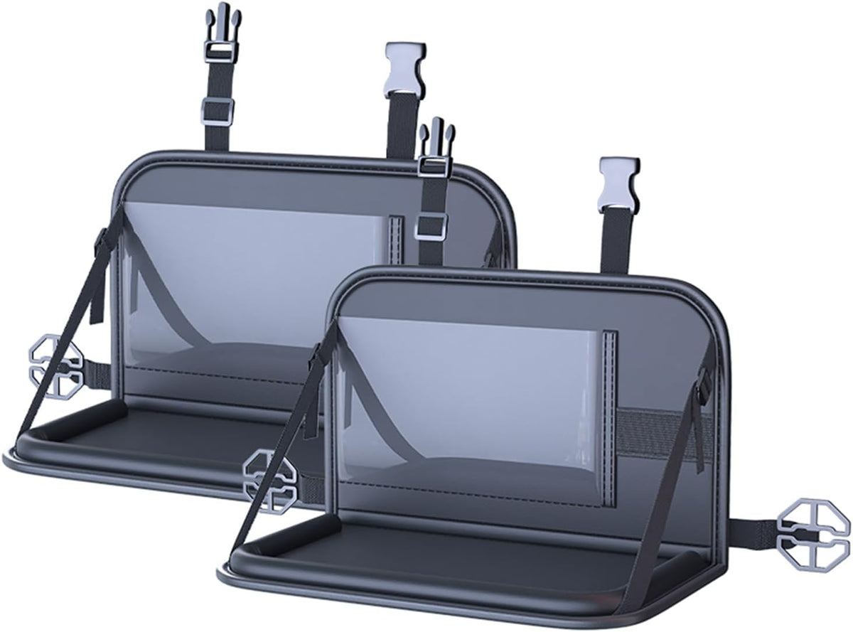 Backseat Car Organizer with Foldable Tray & Tablet Holder