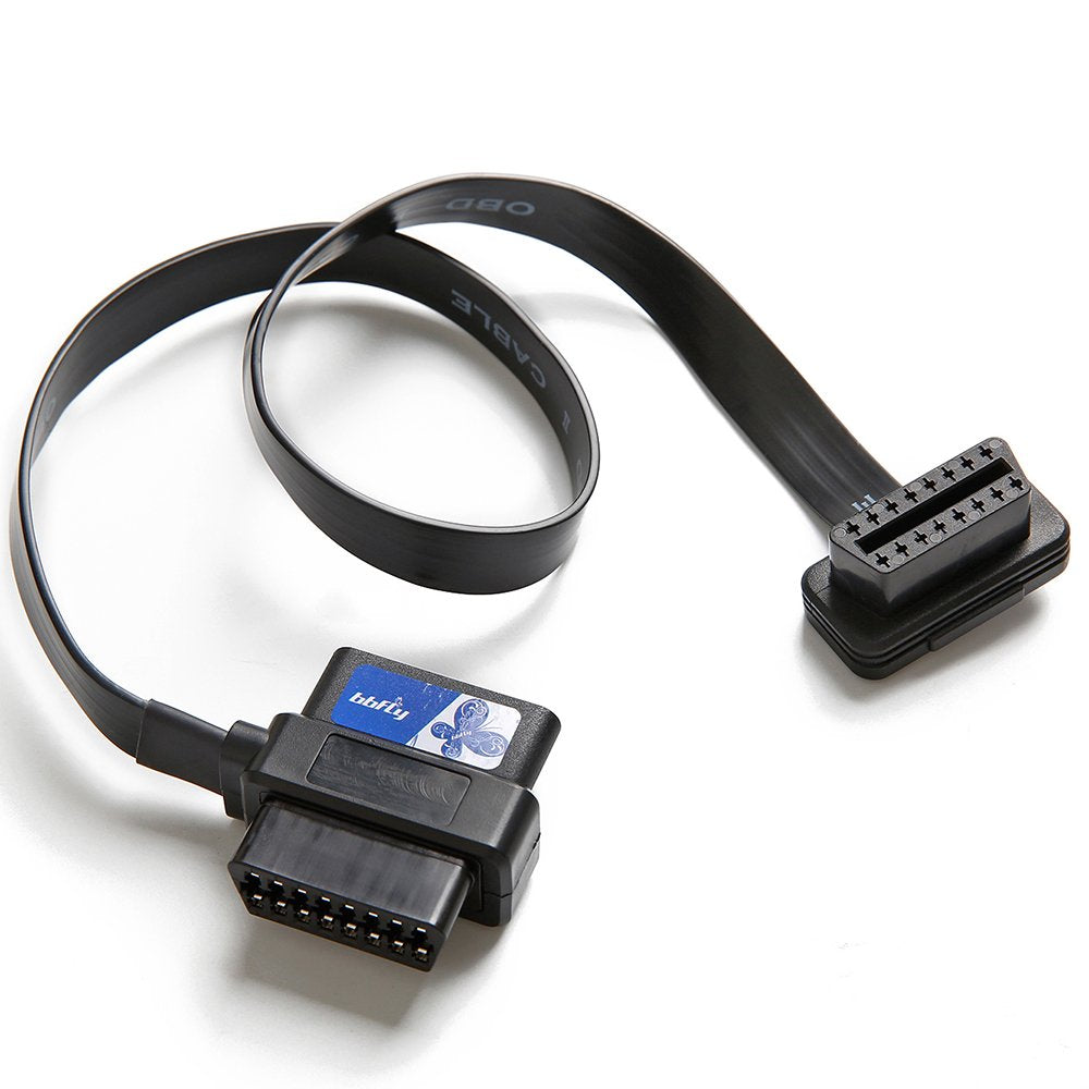 bbfly-A9 OBD2 16Pin Splitter Extension Cable Adapter (2FT/60CM)(10 Pack)