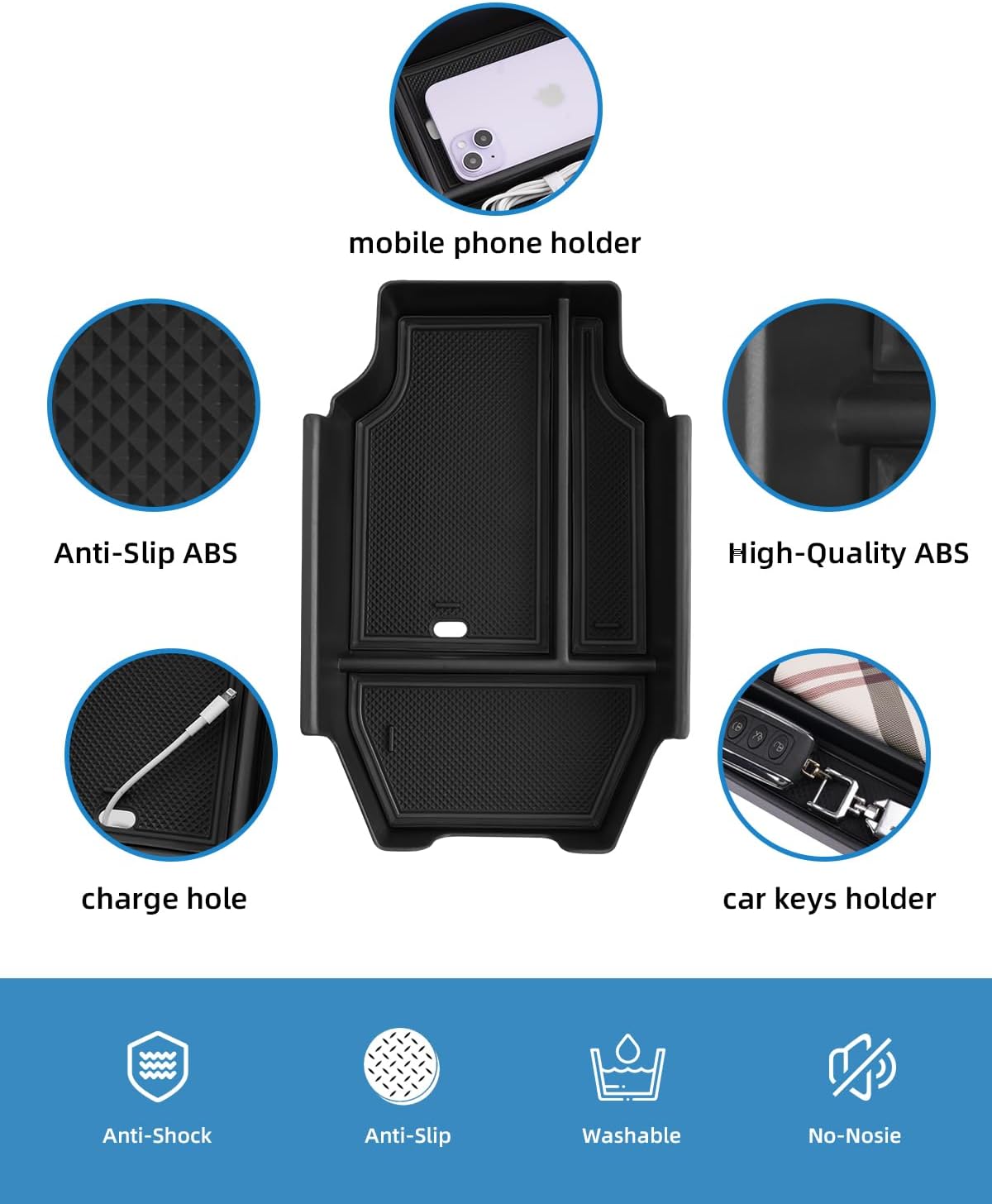 Center Console Organizer for 2026 2025-2023 Honda Accord