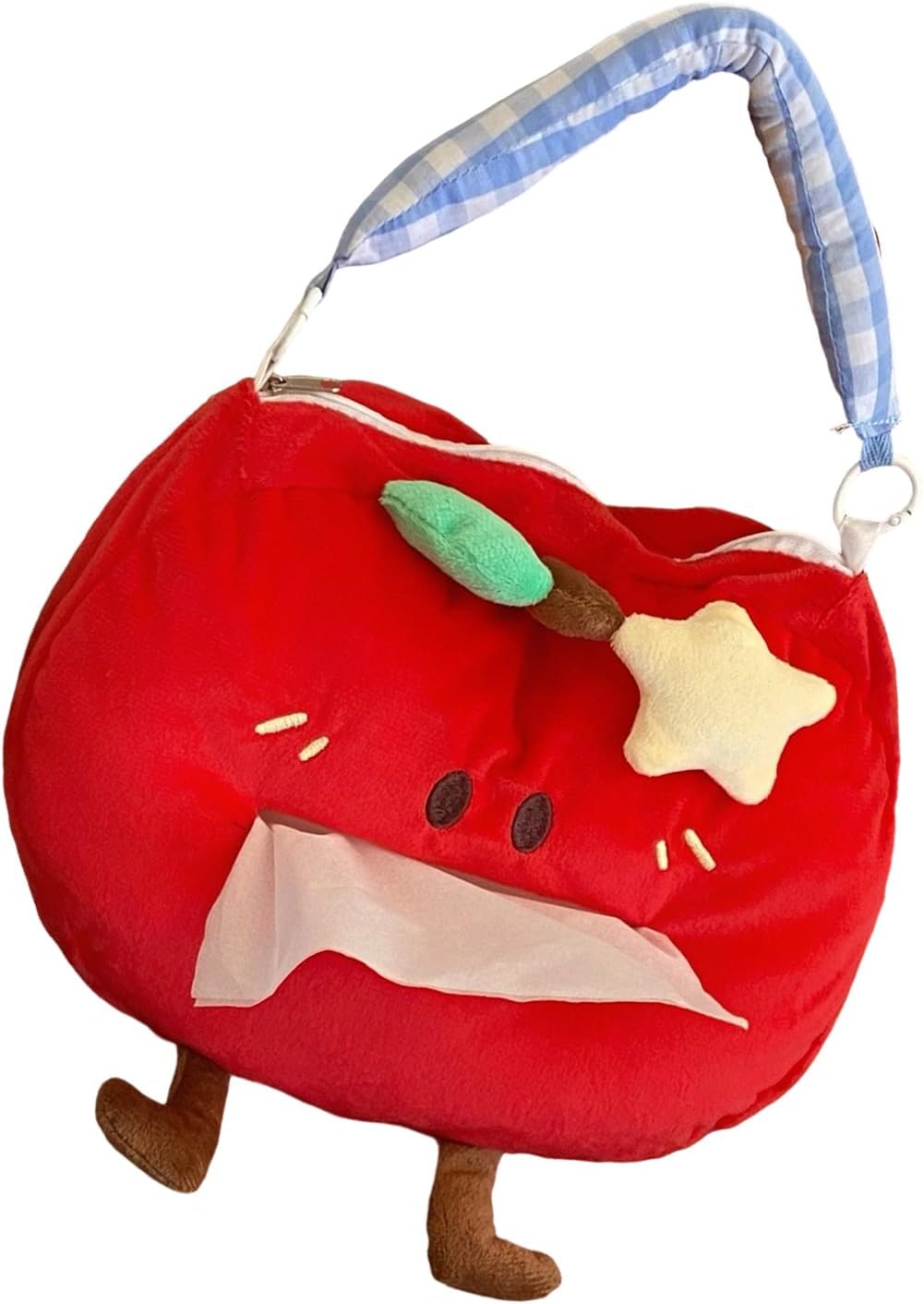 Creative Fruit Shaped Fabric Tissue Box Holder Hanging Hook Space Saving Storage Case for Car and Office Multi Purpose Holder