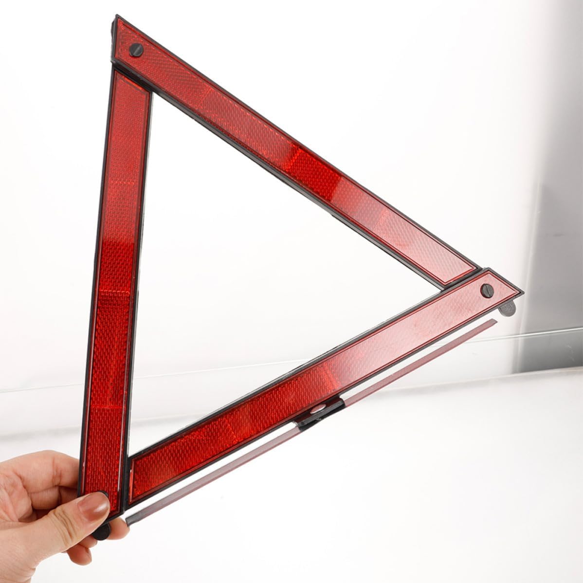 Roadside Auto Warning Triangle 4pcs ABS Red Reflective Safety Sign