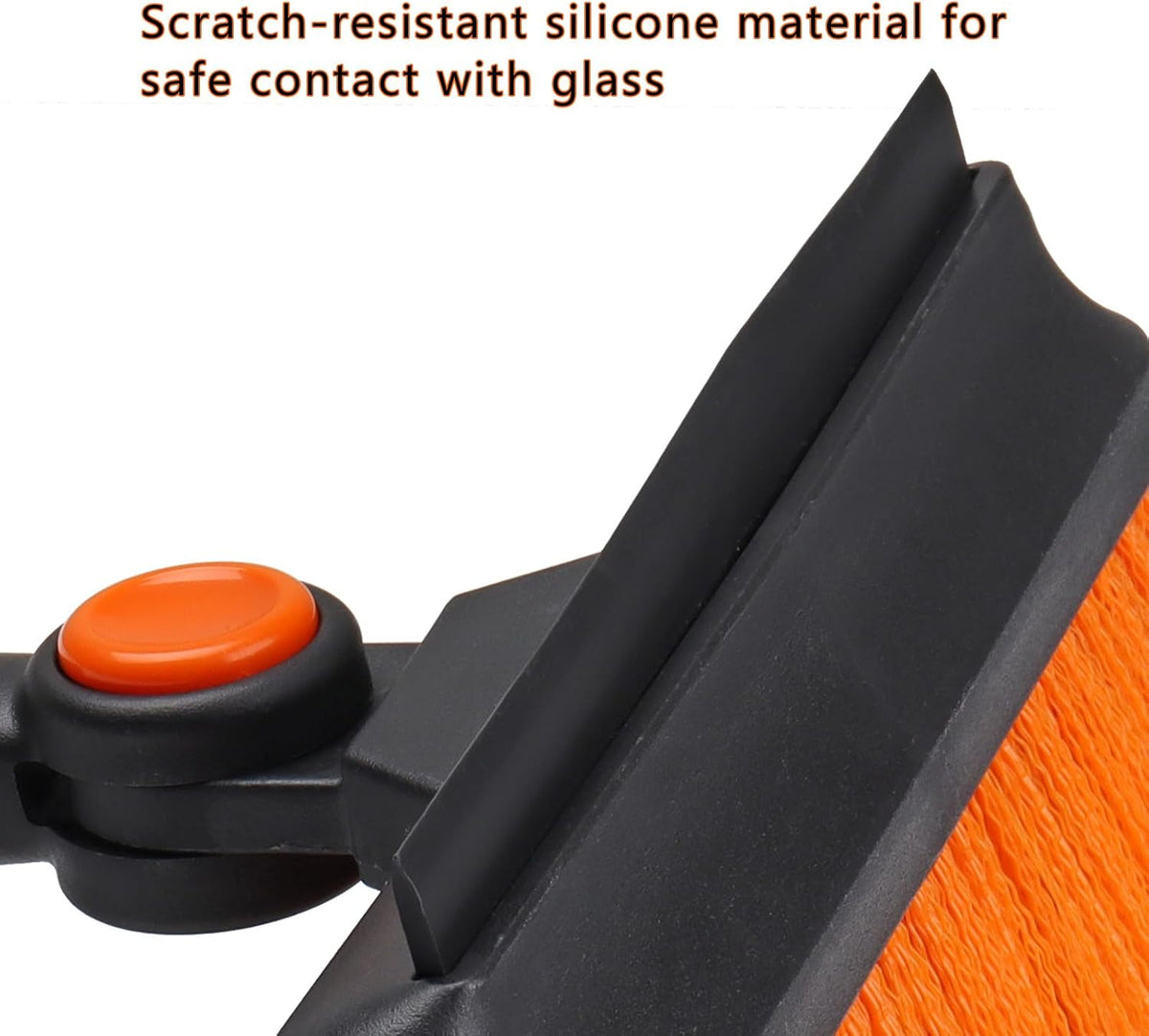 41" Extendable Snow Brush & Ice Scraper for Car Windshield