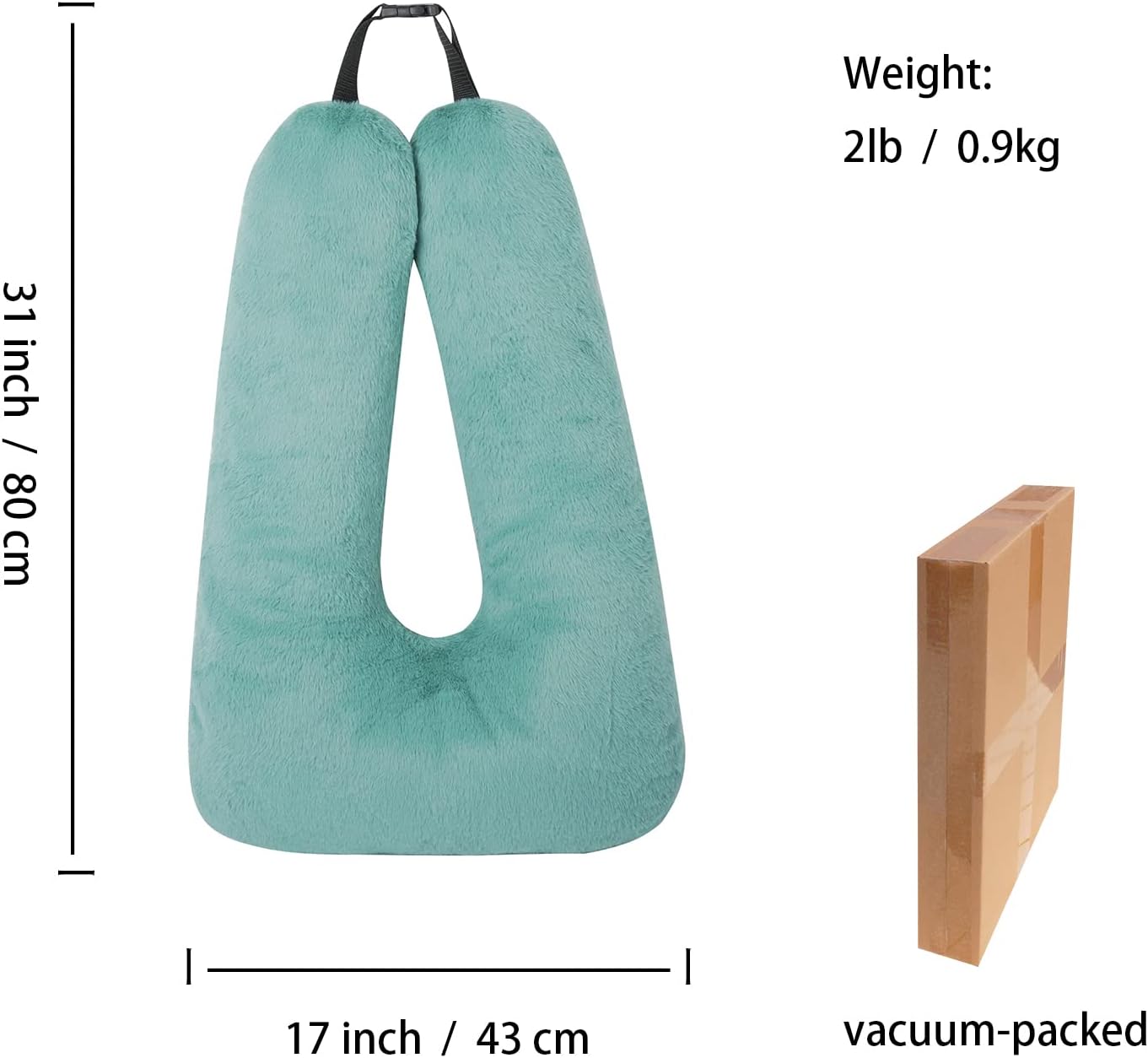 Atablyn Neck Pillow for Kids Travel Provides Double Support to The Head and Neck in Any Sleeping Position on Flights, Car, and at Home, Comfortable Airplane Travel Pillow