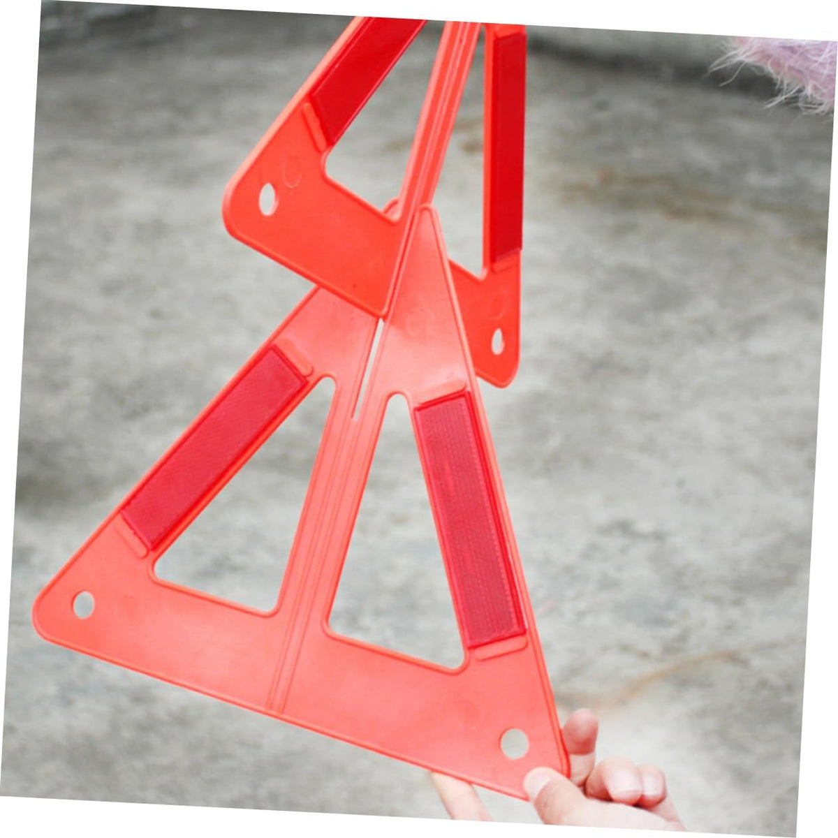 3pcs Triangle Reflectors for Car Emergency Roadside Safety Warning