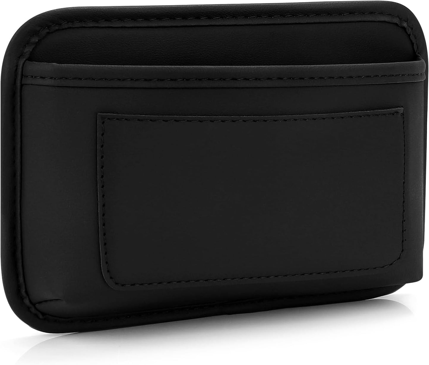 Accmor 2pcs Universal Car Side Pocket Organizer, PU Leather Car Pocket Pouch Cell Phone Sunglasses Holder Organizer Accessories for Car Seat, Door, Window, Console