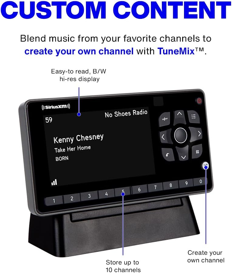 Onyx EZR Satellite Radio with Home Kit (SXEZR1H1) | SiriusXM