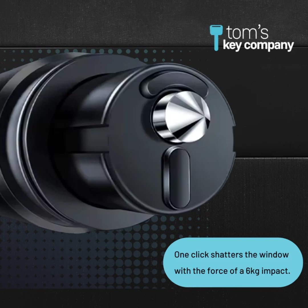 Tom's Key Company Car Safety Tool Window Breaker Seatbelt Cutter