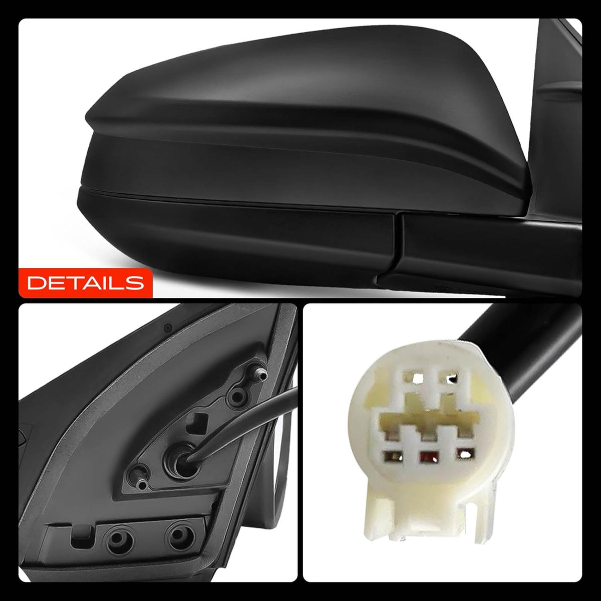 A-Premium Passenger Side Power Door Mirror Compatible with Toyota