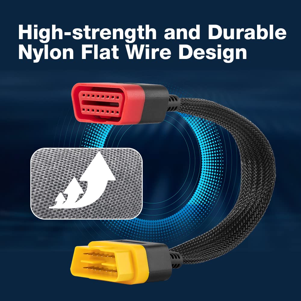 LAUNCH OBD2 Extension Cable Full 16Pin Male to Female 36CM/1.2FT