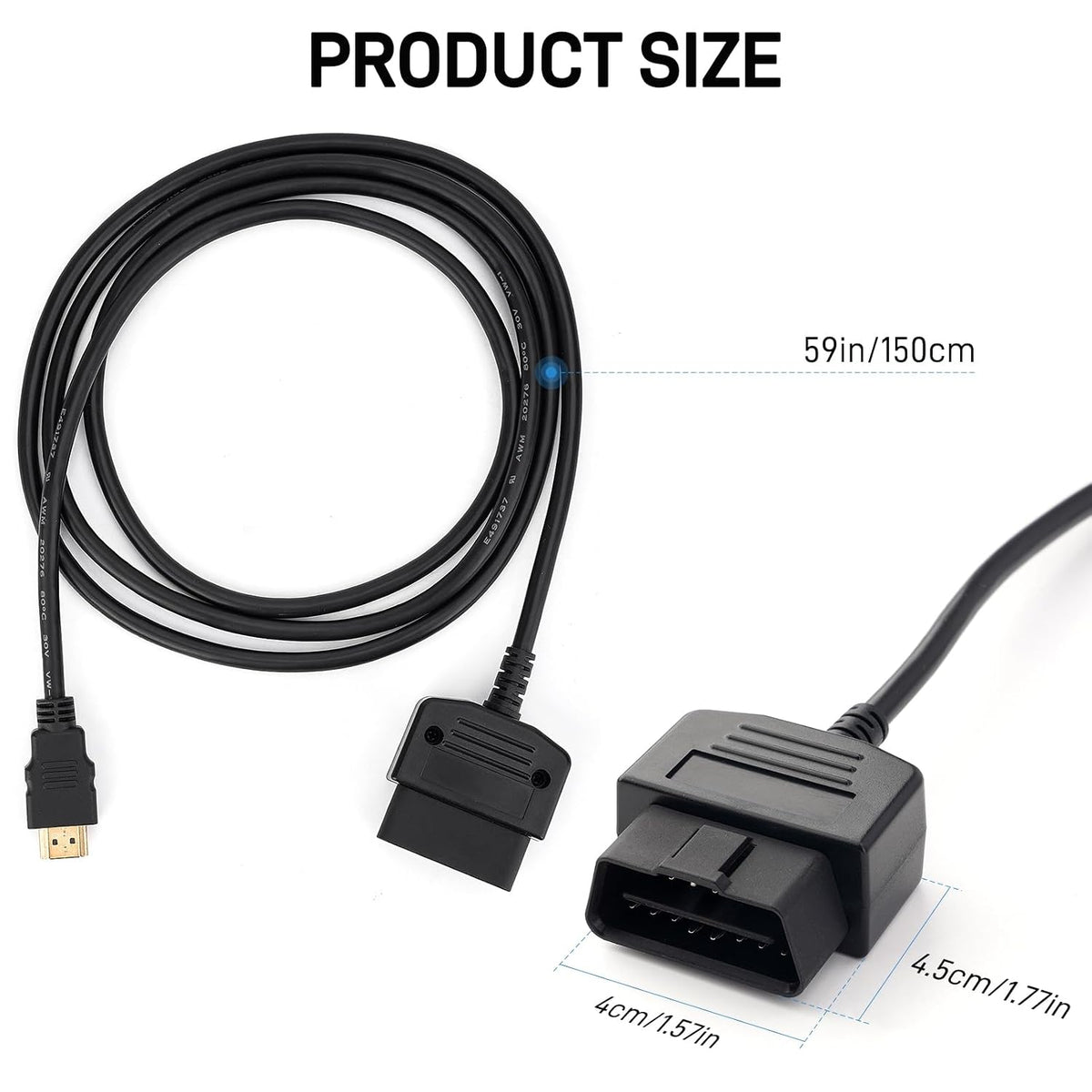 SCT X4 Cable, OBD2 Cable for Xcalibrator X4 Tuner Scanner