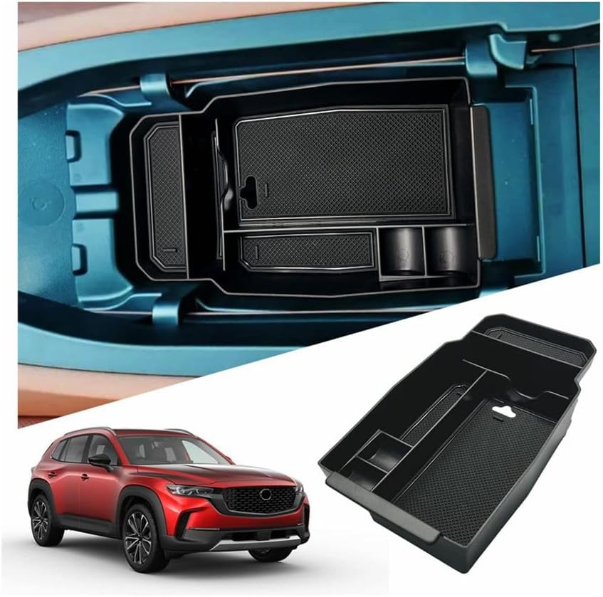 Ruiya 2026 4Runner Center Console Organizer for Toyota 4Runner 2026 Accessories ABS Material Armrest Console Glove Tray Compatible with 2025 2026 Toyota 4Runner 6th Gen Interior Accessories