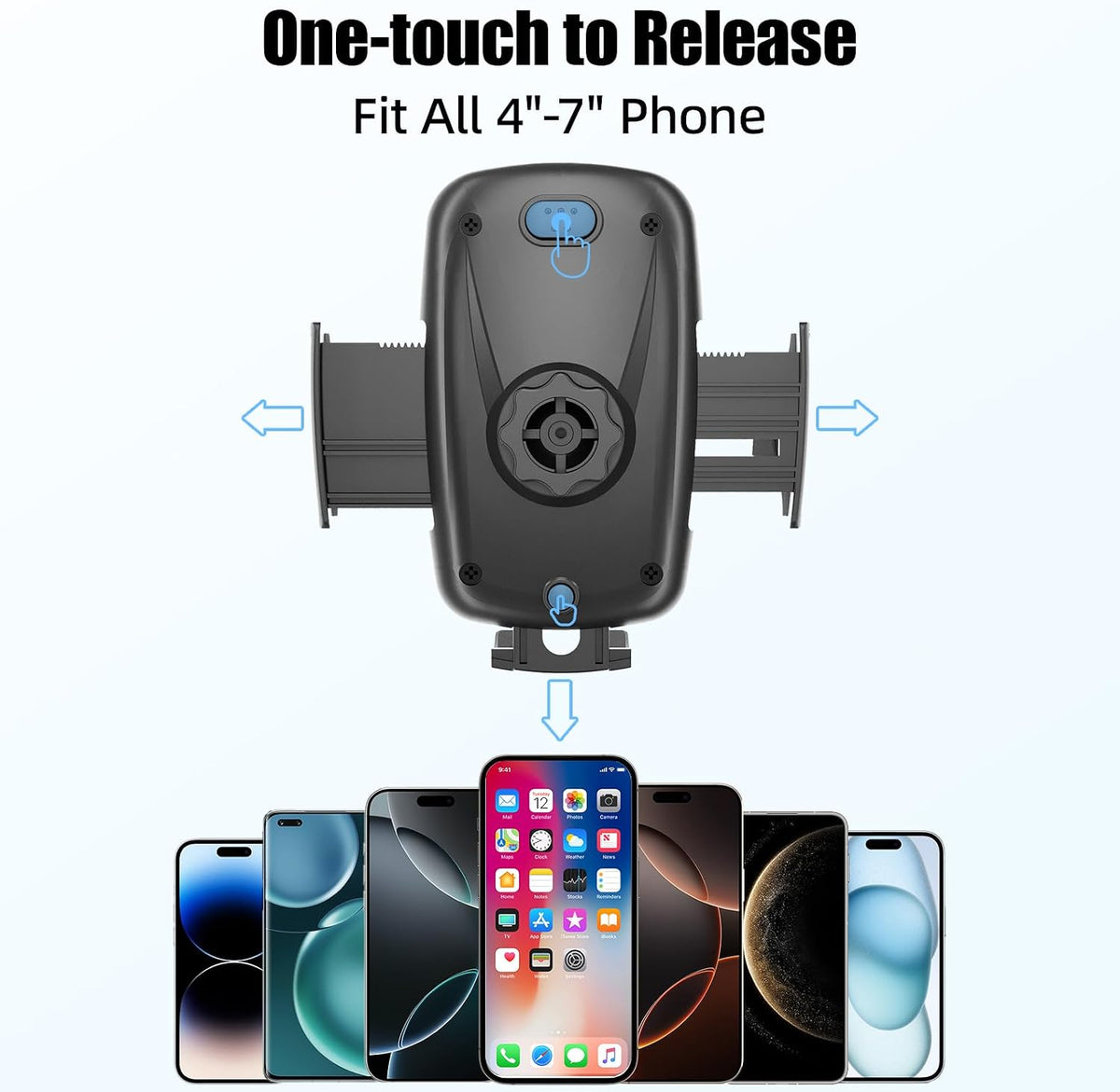Cup Holder Phone Holder for Car 360° Adjustable, Car Phone Mount