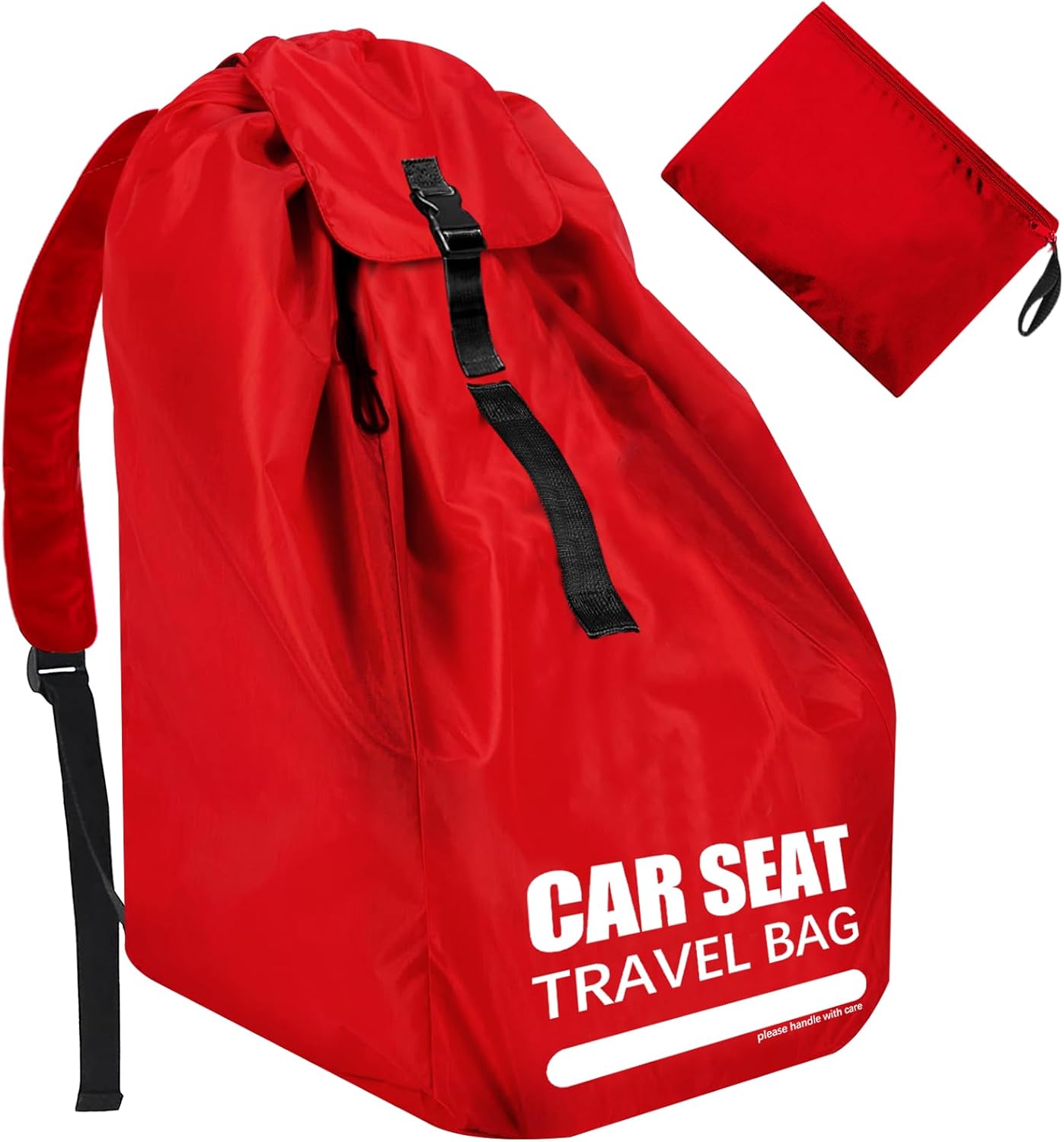 Car Seat Travel Bag for Airplane, Large Car Seat Bags for Air Travel with Comfort Padded Straps, Carseat Storage Bag / Backpack for Carseat Airport, Carseat Cover Travel - Baby Travel Essential