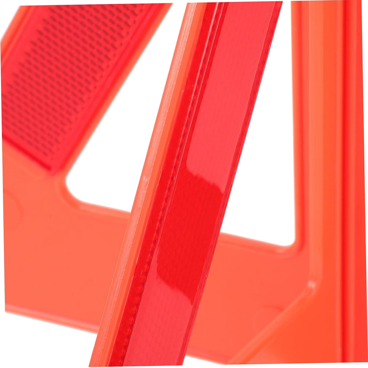 Plastic Reflective Triangle Road Warning Signs 2 Sets for Trucks