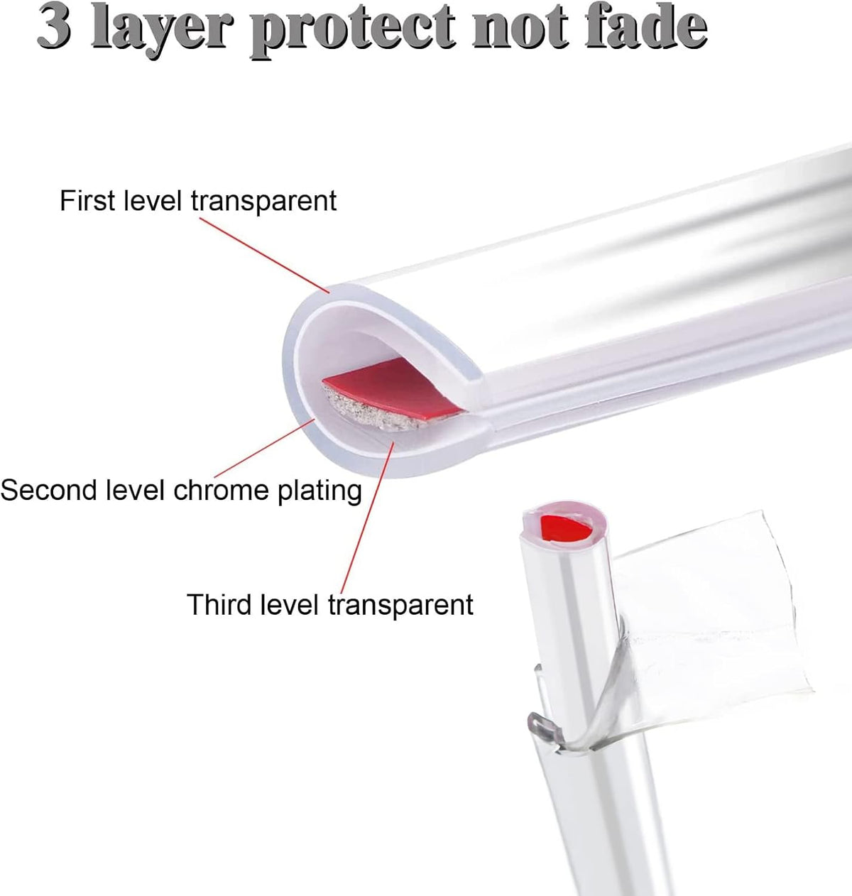 Car Door Edge Guards Silver U Shape Moulding Trim Strip Guard Protector