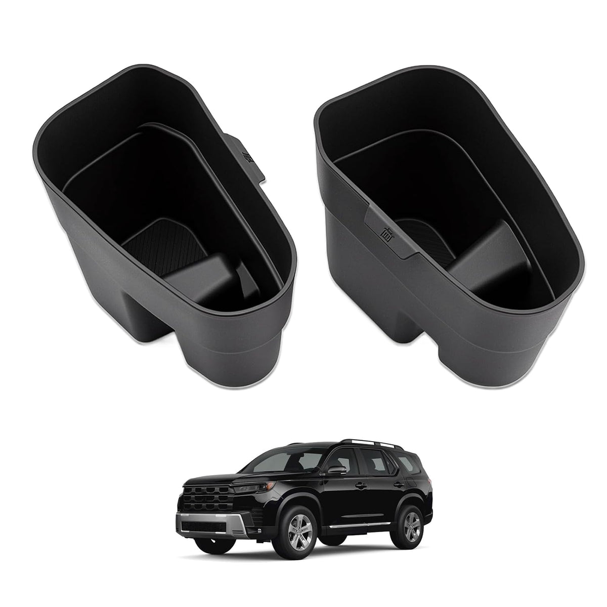 for Tesla Model Y Trash Can Tesla Model 3 Trash Bin for 2018-2025 Tesla Small Car Trash Can for Side Door Model 3 Front Left Door Trash Garbage Bin w/Lid (Tesla Left Side)
