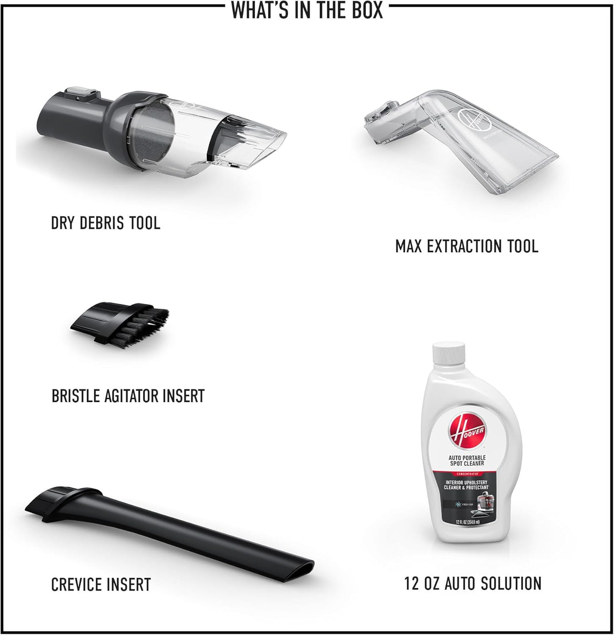 Hoover CleanSlate 5-Piece Interior Car Cleaning Kit