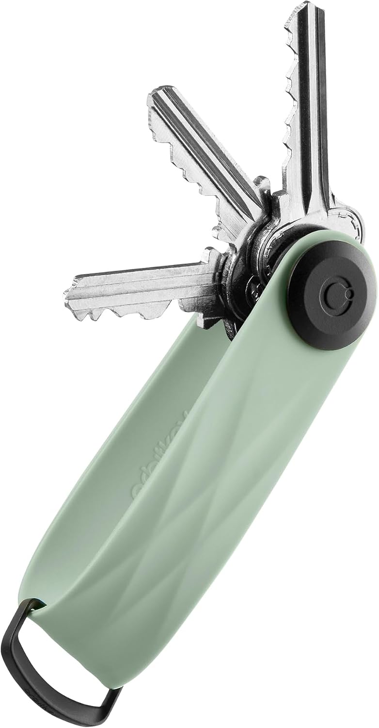 orbitkey New Active Key Organizer Lite w/updated D-Ring | Weather Resistant, Stainless Steel Locking Mechanism