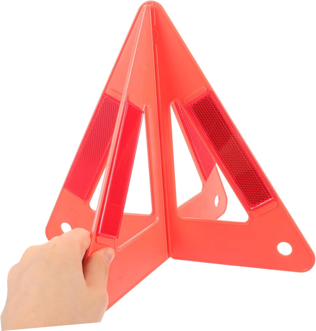 Reflective Triangle Warning Sign Plastic Road Safety for Trucks