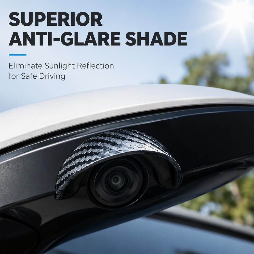2026 New Waterproof Rear View Camera Rain Shield Cover, 8pcs