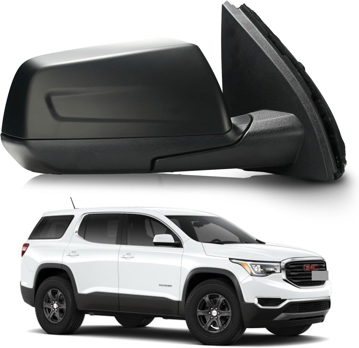 Right Side Mirror for 2017-2019 GMC Acadia Heated Blind Spot Memory