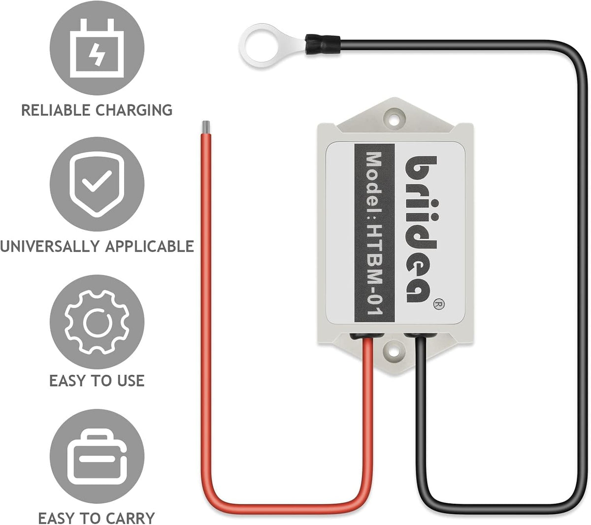 Briidea Towed Vehicle Battery Maintainer, Easy Installation
