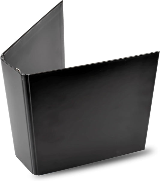 Tarifold 2-Ring Storage Binder for DVD and CD Sleeves, Holds 25 Sleeves, Durable Cardboard, Space-Saving Design, Made in Denmark, Black, Pack of 4