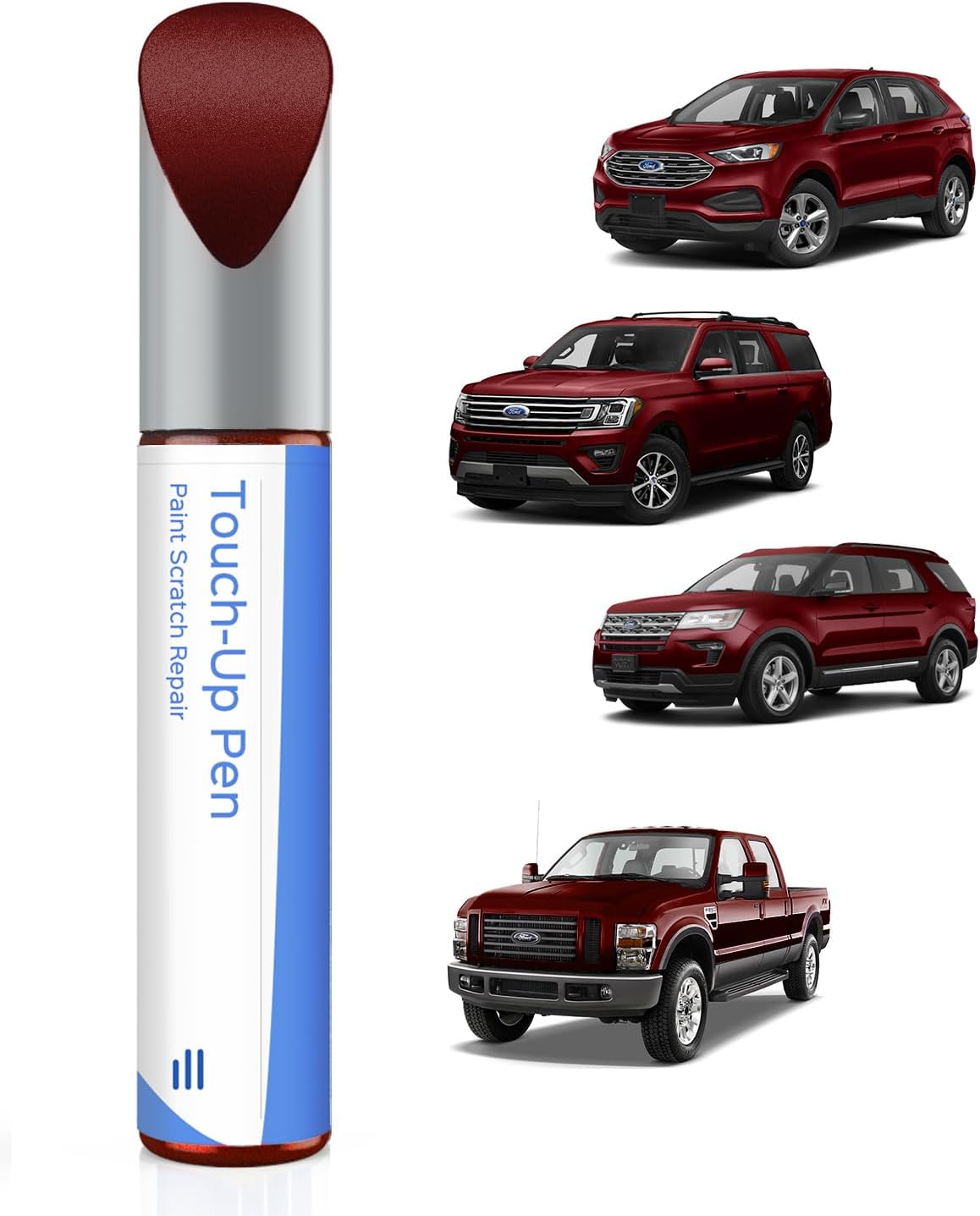 RR Ruby Red Metallic Tricoat Touch Up Paint Compatible with Ford Exact Match–Chips and Nicks Touch Up