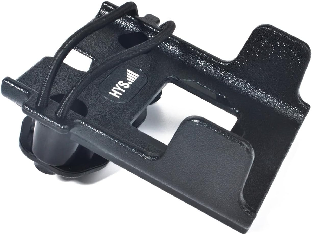 HYS 2 Way Radio Mounting Brackets W/Universal 1/4 Thread for Car & Tripod | Secure, Quick Release Adjustable HT’S Holder for Motorola, Kenwood & ICOM Handheld Radio with Belt Clip Mount Holder