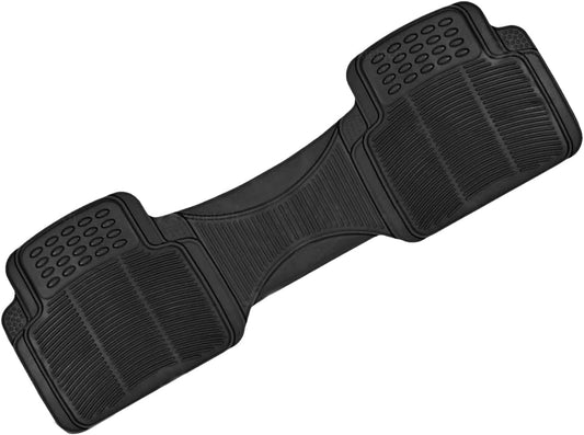 ZONETECH Rubber Car Interior Floor Mat Premium Quality All Weather Protection-Perfect for Car, Truck and SUV