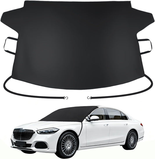 Subody Cldkz Windshield Cover for ice and Snow | 600D Three-Layer Composite Waterproof,Sunshade,Dustproof Fabric |Windshield Snow Cover for car, SUV, Truck|Winter car Accessories|car Windshield Cover