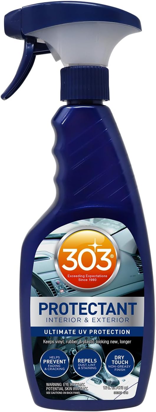 303 Automotive Protectant for Vinyl, Plastic & Rubber, 16 oz | Protects interior and exterior automotive surfaces from UV damage while restoring appearance.