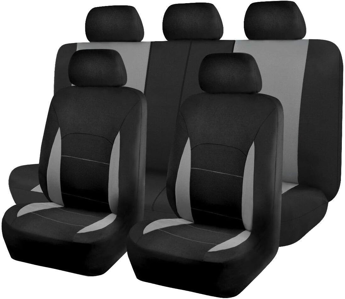 Flying Banner Car Seat Covers Front Seats Rear Bench Polyester car seat Protectors Easy installations Rear Bench Split Classic Man Lady Truck