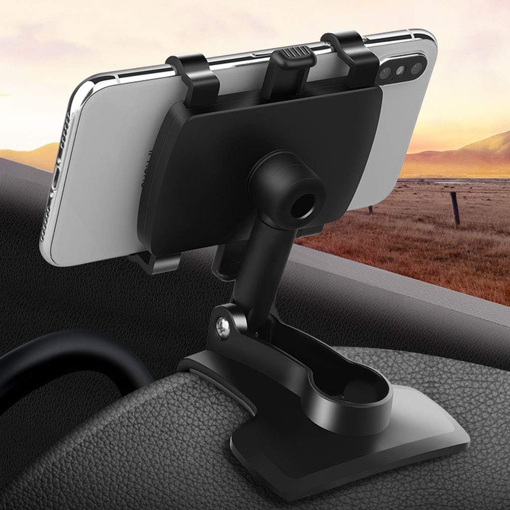 YAOKEEP Car Phone Holder Mount, 360 Degree Rotation Dashboard Phone Holder