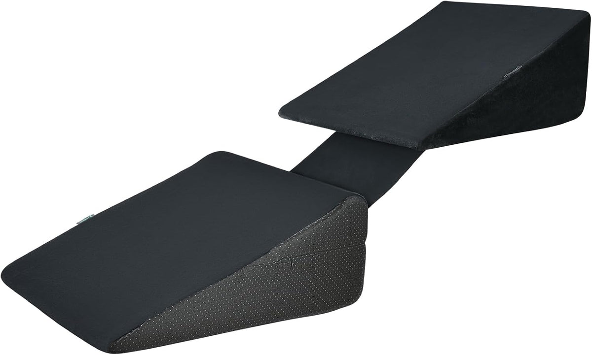 FLORICH Car Booster Seat Cushion Car Sleeping Pad Universal Car Seat Cushion Legs Rest Pads, Black
