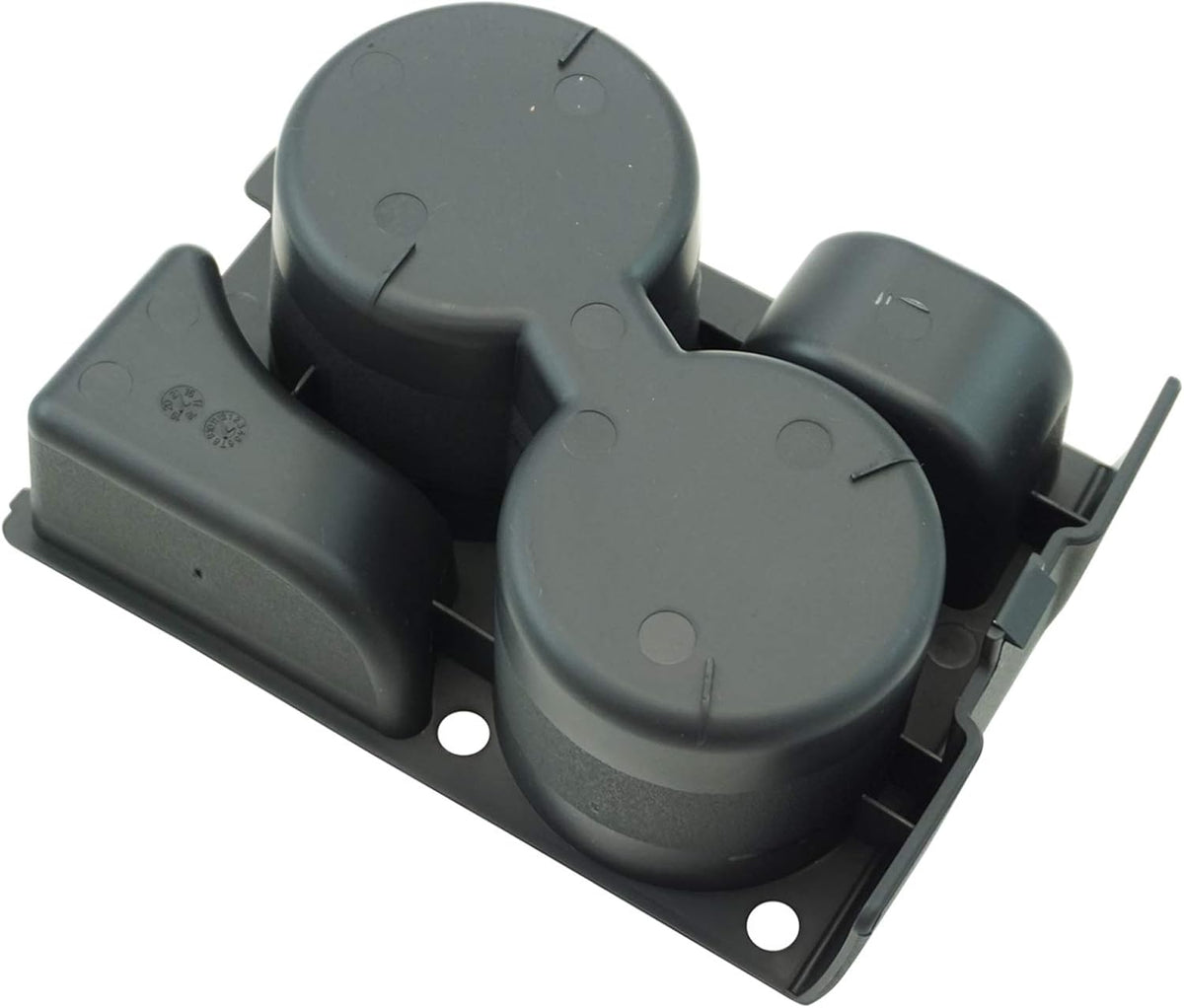 TRQ Front Center Console Mounted Dual Cup Holder