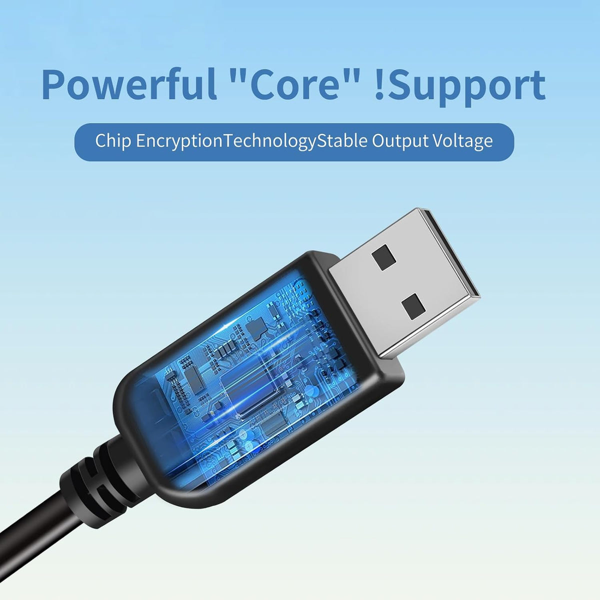 Baby car camera USB plug power adapter, 5V to 12V power cord adapte