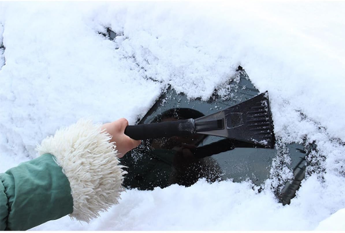 Heavy Duty Snow Ice Scraper for Car Windows, ABS Plastic