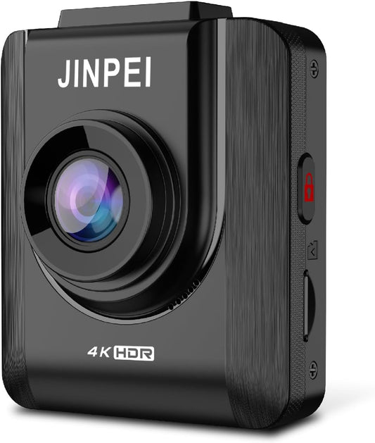 4K Front Dash Cam 64GB Included, Car Dashboard Camera Recorder with UHD 2160P, 2" IPS Screen, 150° Wide Angle, HDR, Night Vision,JD-19B-4K