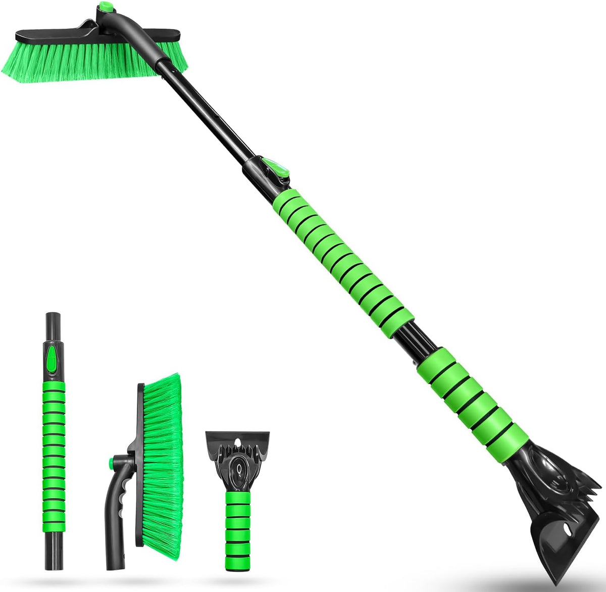 SEAAES 44 Inch Ice Scraper and Snow Brush for SUV Windshield Window