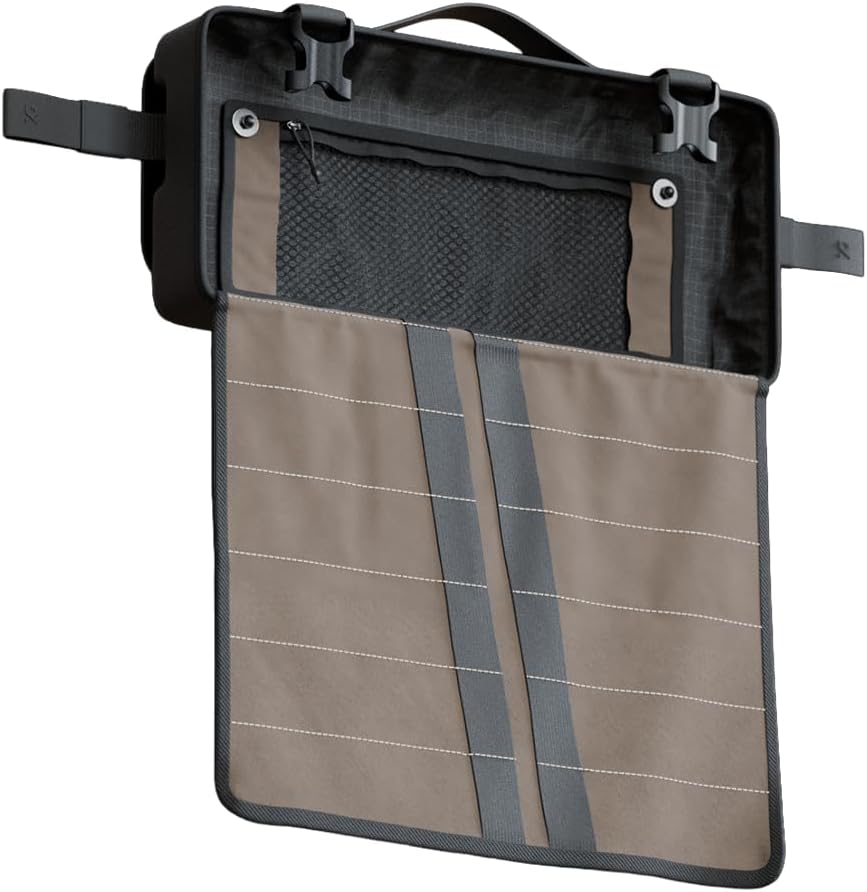 XG Cargo M12 Magnetic Tool Roll with VersaMount, MOLLE Tool Organizer with Magnetic Lock Frame, Dual Mount MOLLE or 3M VHB Adhesive, Rigid Vehicle Tool Storage System