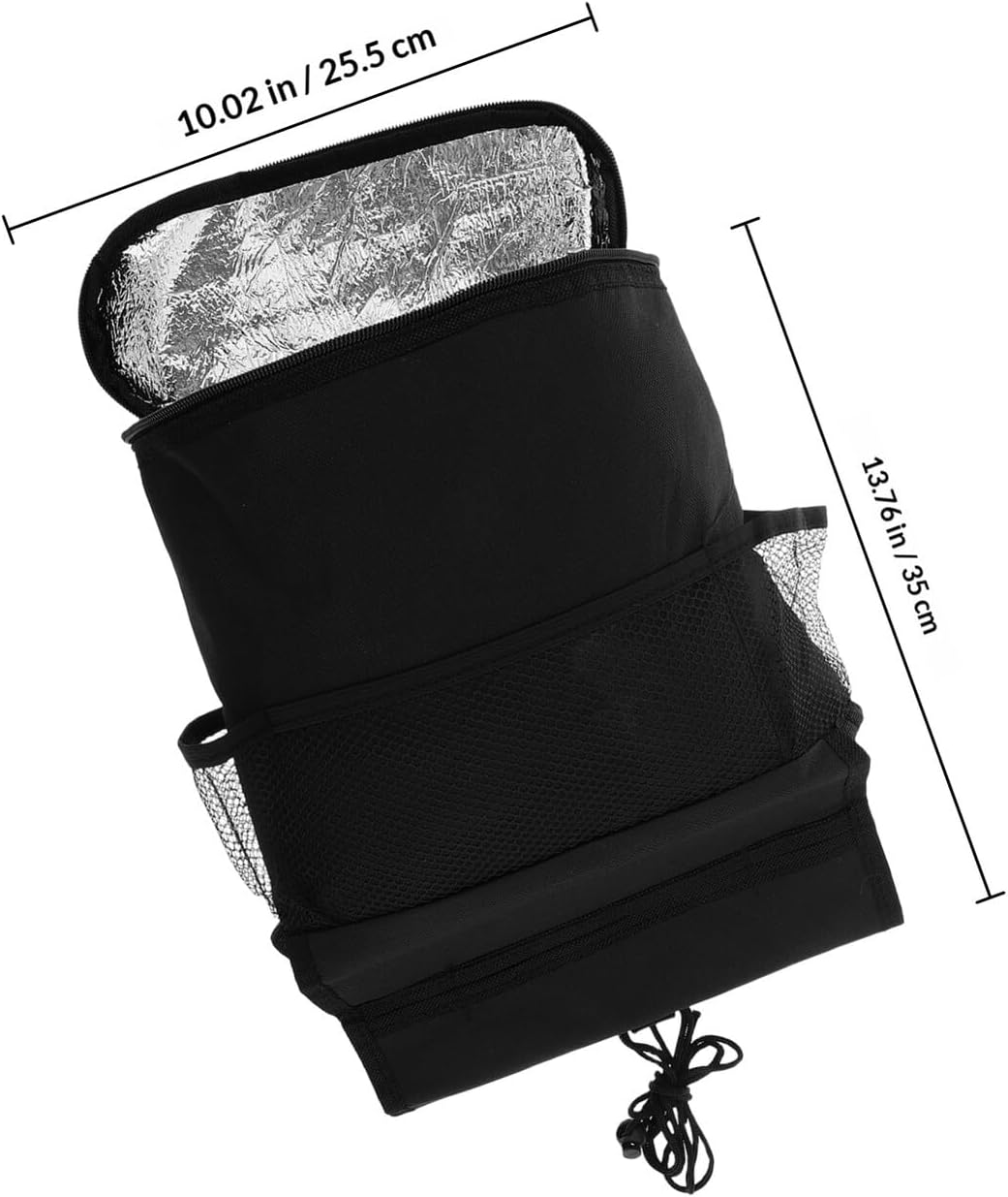 Car Seat Organizer Hanging Storage Bag Insulated Cooler Multi-pocket Travel Storage Pouch for Car Interior Accessories